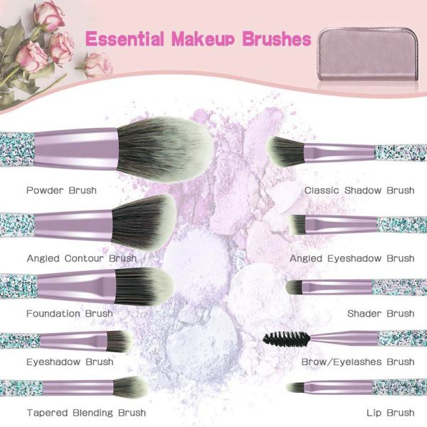 Set de 10 Pinceaux Crystal – Image 2