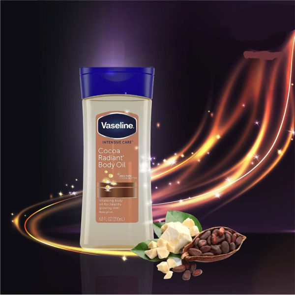 VASELINE Cocoa Radiant Intensive Care Huile en Gel de Soin Corps – Image 2