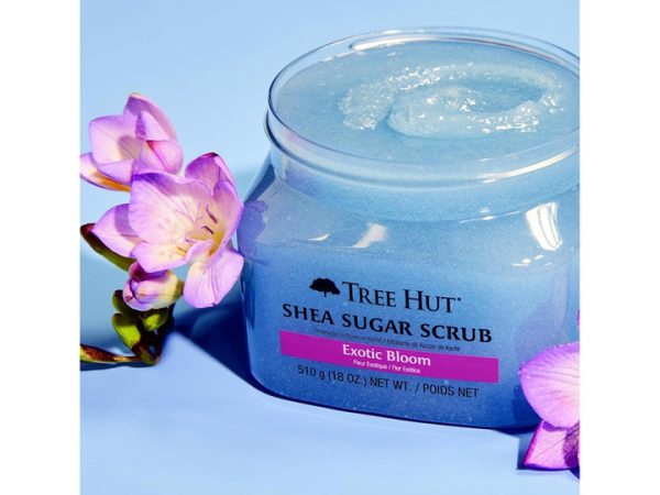Tree Hut - Gommage au sucre de karité, Senteur Exotic Bloom - 510 g – Image 2