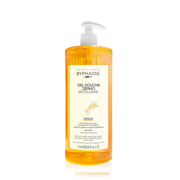 Byphasse Gel Douche Dermo-Micellaire Argan – 1L
