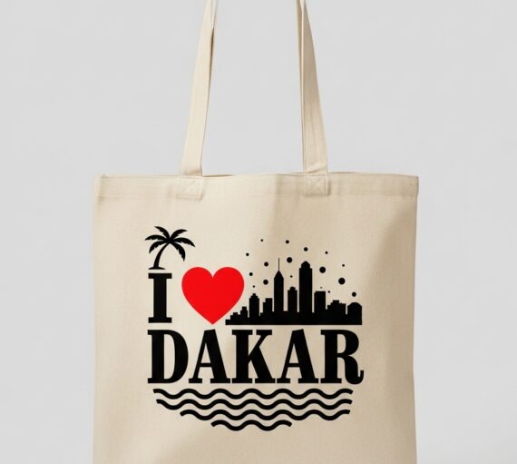 Tote Bag I ❤️ Dakar