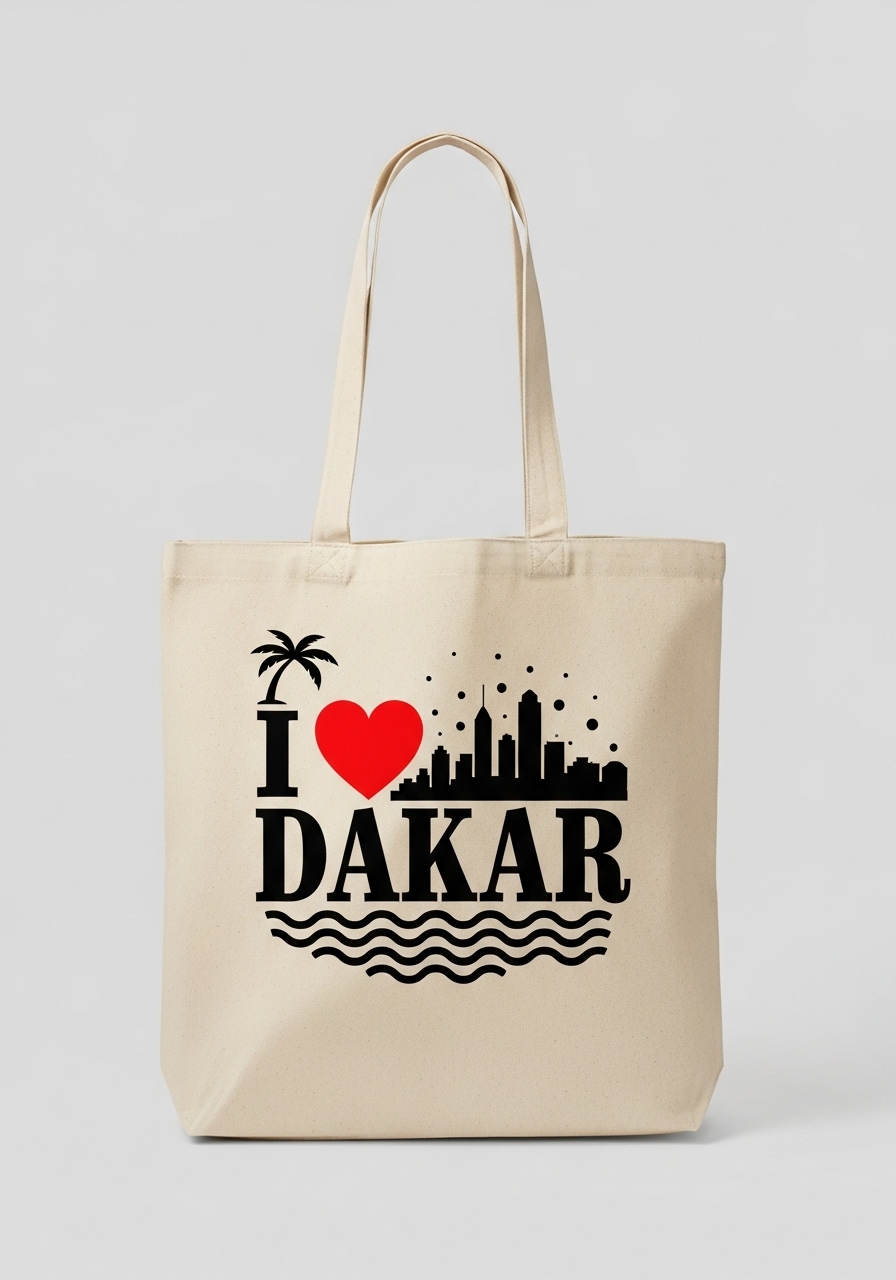Tote Bag I ❤️ Dakar
