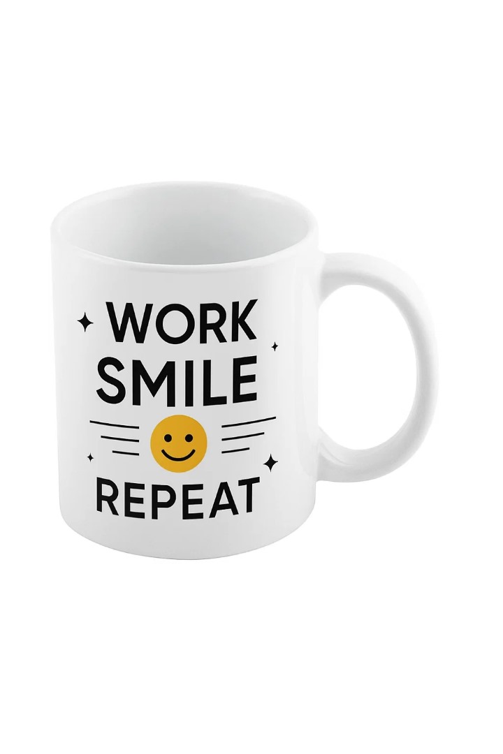 Mug Work. Smile. Repeat