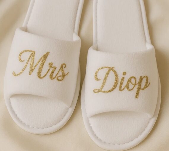 Pantoufles Nouvelle Mariée