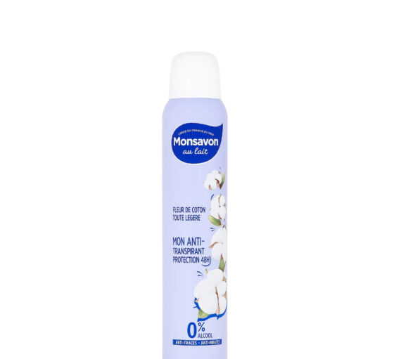 Déodorant Monsavon Fleur de Coton – 200 ml