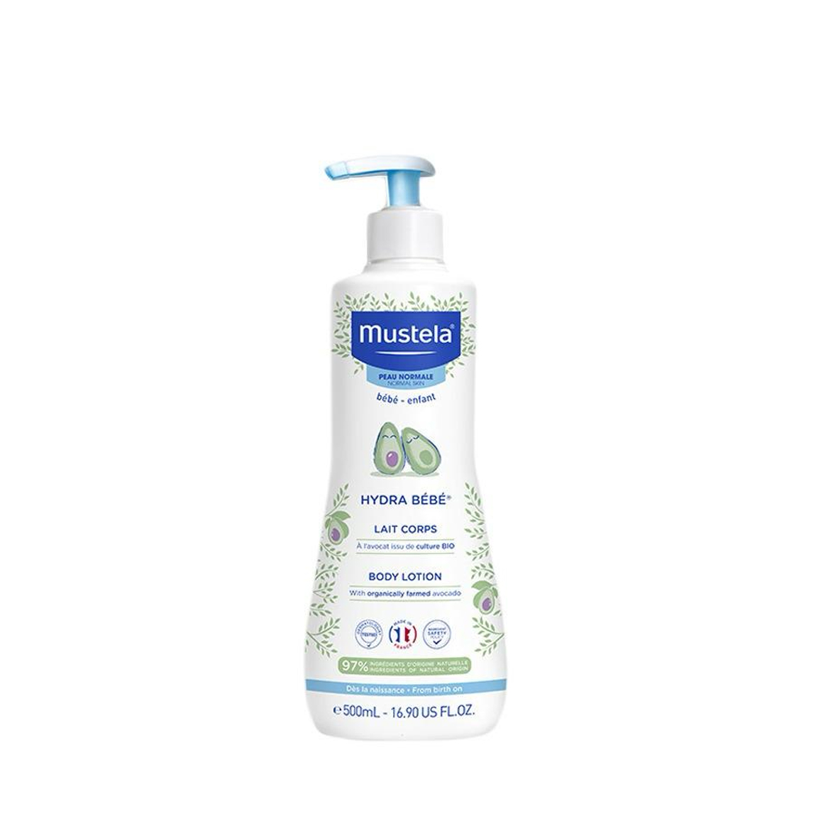 Lait de Corps Hydra Bébé Mustela – Avocat