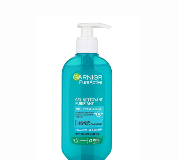 Gel Nettoyant Purifiant Garnier Niacinamide + BHA – 200 ml