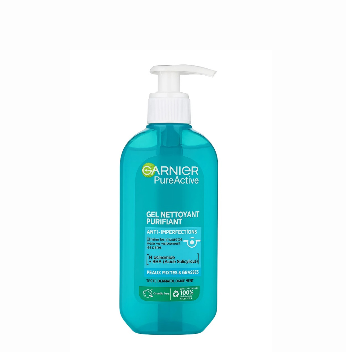 Gel Nettoyant Purifiant Garnier Niacinamide + BHA – 200 ml