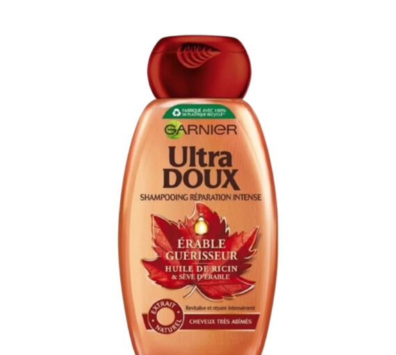 Shampooing Garnier Ultra Doux Huile de Ricin & Sève d’Érable